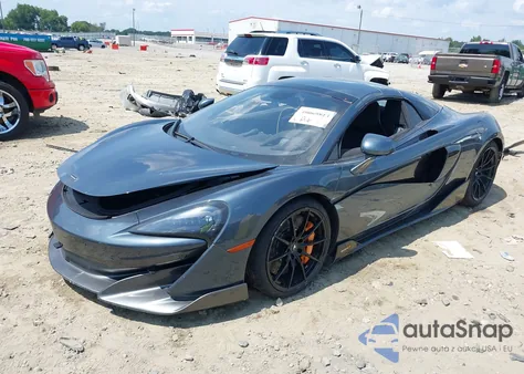 2020 Mclaren 600Lt z USA, uszkodzony, nr VIN SBM13SAA6LW007963